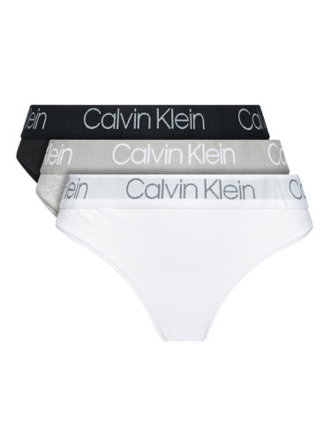 Calvin Klein Underwear Комплект 3 чифта класически бикини 000QD3758E Цветен