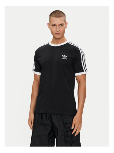 adidas Тишърт Adicolor Classics 3-Stripes T-Shirt IA4845 Черен Slim Fit