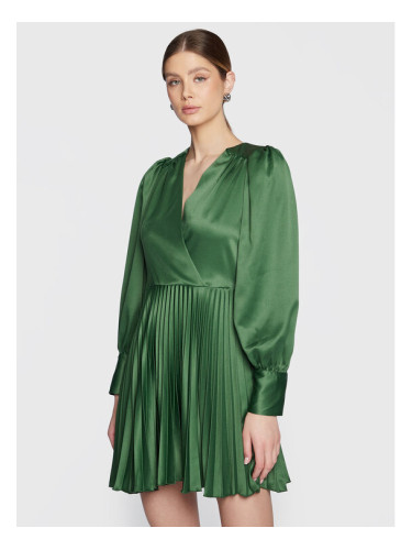 Closet London Коктейлна рокля D8571 Зелен Regular Fit