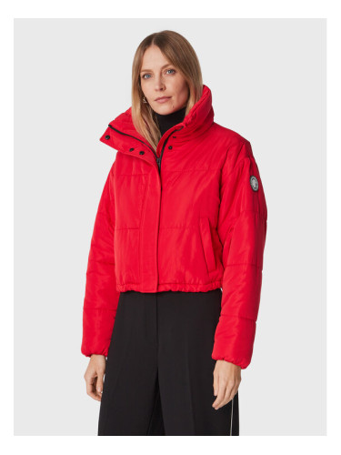 DKNY Sport Пухено яке DP2J9196 Червен Oversize