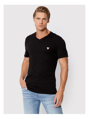 Guess Тишърт M2YI37 I3Z11 Черен Slim Fit