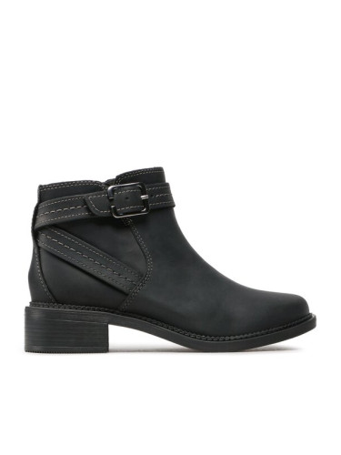 Clarks Боти Maye Strap 261680754 Черен