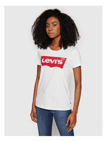 Levi's® Тишърт The Perfect Graphic Tee 17369-0053 Бял Regular Fit