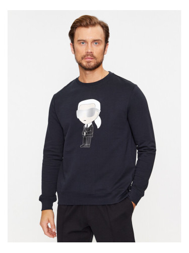 KARL LAGERFELD Суитшърт Sweat Crewneck 705071 500951 Тъмносин Regular Fit