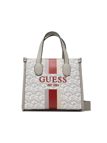 Guess Дамска чанта Silvana (SC) Mini Bags HWSC86 65760 Сив