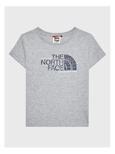 The North Face Тишърт Graphic NF0A7X5B Сив Regular Fit