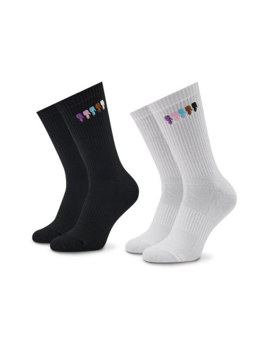 KARL LAGERFELD Комплект 2 чифта дълги чорапи дамски Pride 225W6002 Цветен