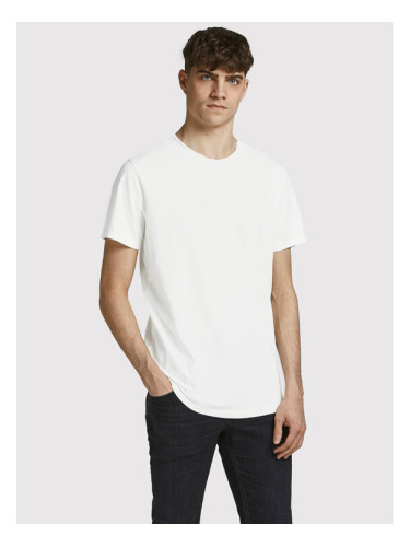 Jack&Jones Тишърт Basher 12182498 Бял Regular Fit