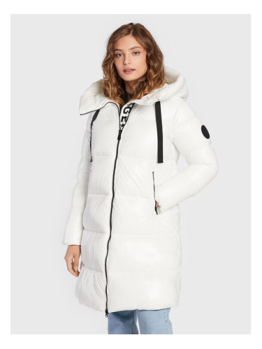 Save The Duck Зимно палто D45510W-LUCK15 Бял Regular Fit