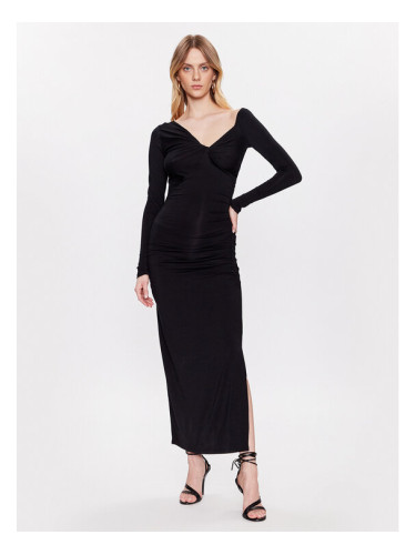 Edited Коктейлна рокля Zandra EDT6740001 Черен Regular Fit