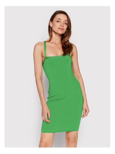 Guess Плетена рокля Rashelle W2YK11 Z2XY0 Зелен Slim Fit