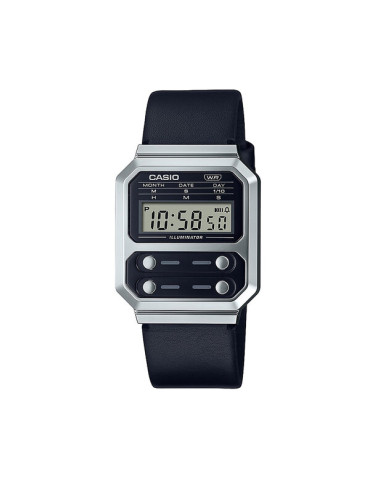 Casio Часовник Vintage A100WEL-1AEF Черен