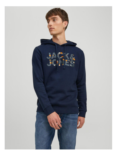 Jack&Jones Суитшърт Ramp 12211503 Тъмносин Regular Fit