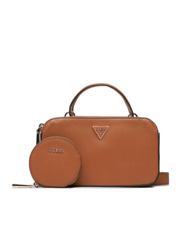 Guess Дамска чанта Eco Alexie (EVG) Mini Bags HWEVG8 73772 Кафяв