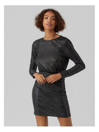 Vero Moda Коктейлна рокля Kalla 10277421 Черен Regular Fit
