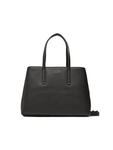 Calvin Klein Дамска чанта Ck Must Tote Md K60K610453 Черен