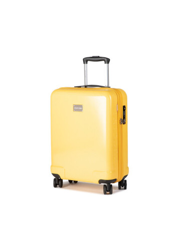 Puccini Самолетен куфар за ръчен багаж Panama PC029C Жълт