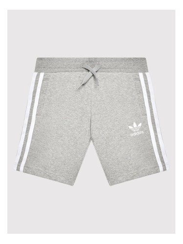 adidas Спортни шорти adicolor H32343 Сив Regular Fit