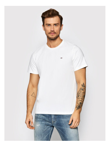 Tommy Jeans Тишърт Classic DM0DM09598 Бял Regular Fit