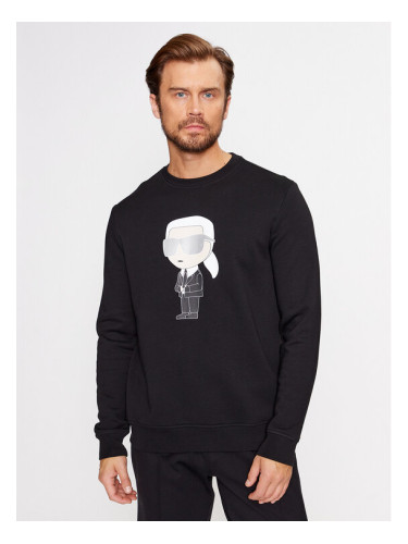 KARL LAGERFELD Суитшърт Sweat Crewneck 705071 500951 Черен Regular Fit