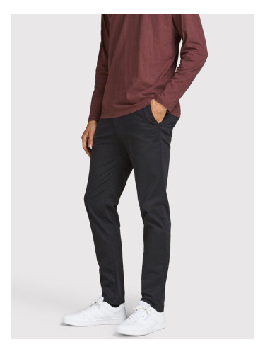 Jack&Jones Чино панталони Marco 12150158 Черен Slim Fit