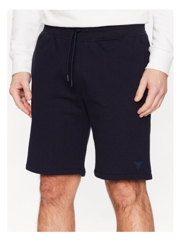 Guess Спортни шорти Aldwin Z2YD04 KAIJ1 Тъмносин Slim Fit
