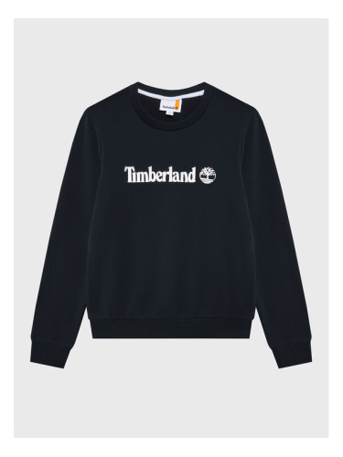 Timberland Суитшърт T25U06 D Черен Regular Fit