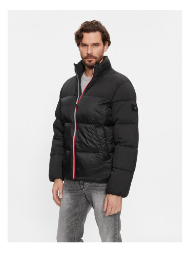 Tommy Hilfiger Зимно яке Tech Stand Collar MW0MW27586 Черен Regular Fit