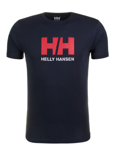 Helly Hansen Тишърт Logo 33979 Тъмносин Regular Fit
