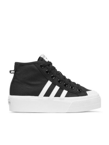 adidas Сникърси Nizza Platform Mid W FY2783 Черен