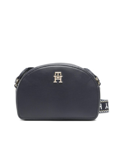 Tommy Hilfiger Дамска чанта Tommy Life Half Moon Camera Bag AW0AW14471 Тъмносин