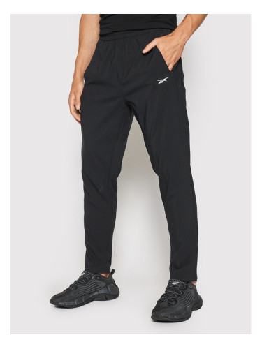 Reebok Долнище анцуг Workout Ready FJ4060 Черен Slim Fit