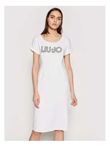 Liu Jo Sport Ежедневна рокля TA1027 J5756 Бял Regular Fit