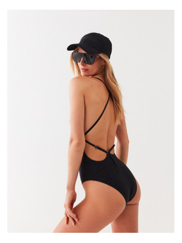 Calvin Klein Swimwear Бански костюм KW0KW01895 Черен