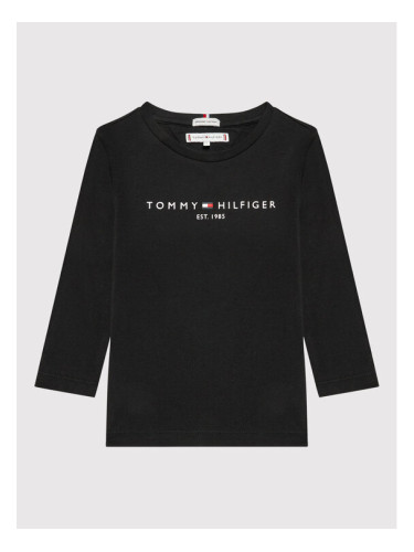 Tommy Hilfiger Блуза Essential KS0KS00202 D Черен Regular Fit