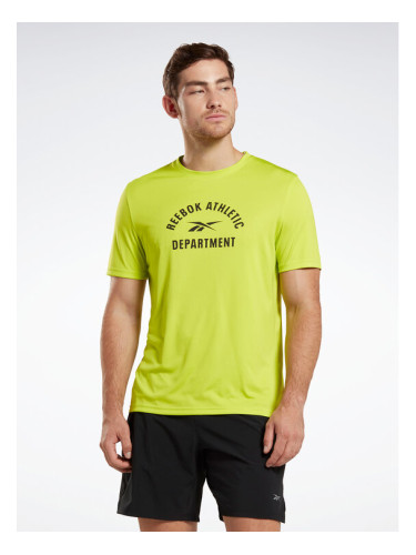 Reebok Тишърт Training Graphic T-Shirt IC7666 Жълт