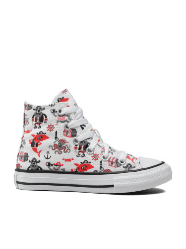 Converse Кецове Chuck Taylor All Star Pirate 372874C Бял
