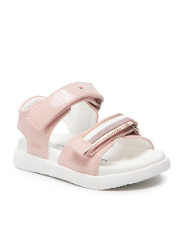 Tommy Hilfiger Сандали Velcro Sandal T1A2-32169-0710 M Розов