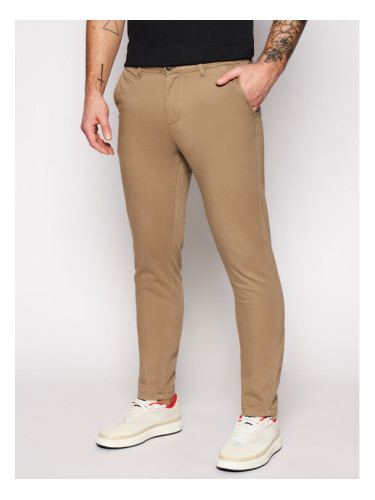 Jack&Jones Чино панталони Marco Bowie 12150160 Бежов Slim Fit