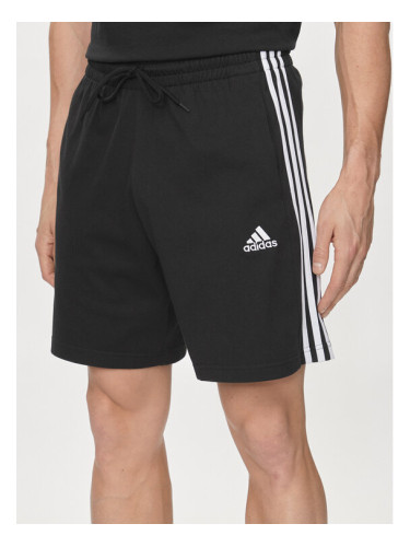 adidas Спортни шорти Essentials 3-Stripes Shorts IC9378 Черен Regular Fit