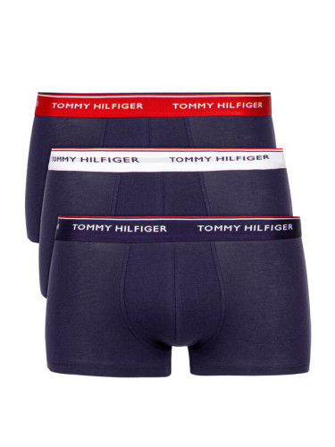 Tommy Hilfiger Комплект 3 чифта боксерки 3P Lr Trunk 1U87903841 Тъмносин