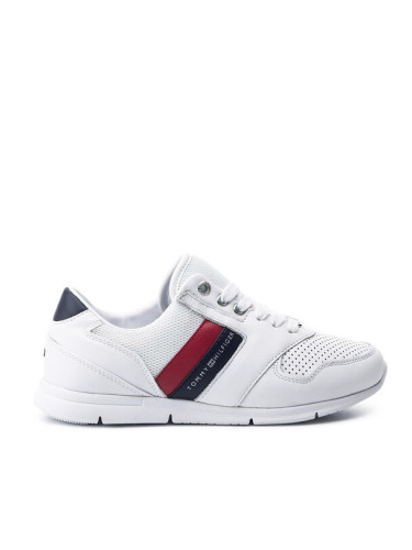 Tommy Hilfiger Сникърси Lightweight Leather FW0FW04261 Бял