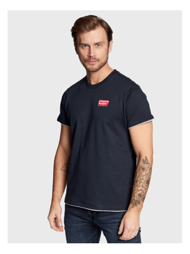 Pepe Jeans Тишърт Sutton PM508504 Тъмносин Regular Fit