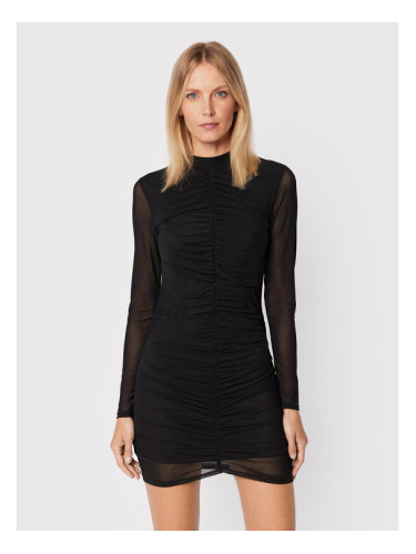 Glamorous Коктейлна рокля TM0609 Черен Slim Fit