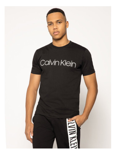 Calvin Klein Тишърт Logo K10K104063 Черен Regular Fit