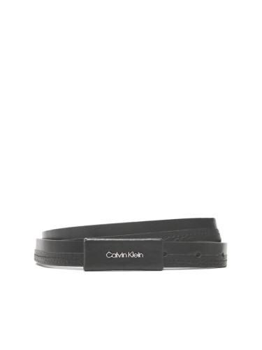 Calvin Klein Дамски колан Daily Dressed Plaque 2cm Belt K60K610499 Черен