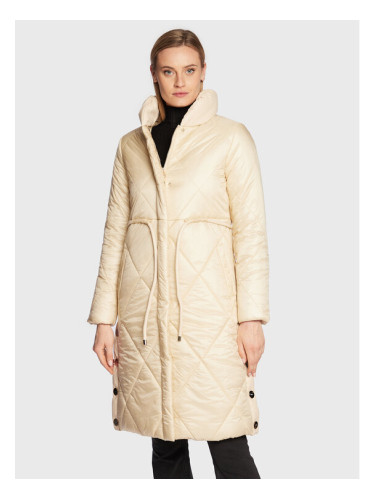 Liu Jo Зимно палто WF2171 T9442 Екрю Regular Fit