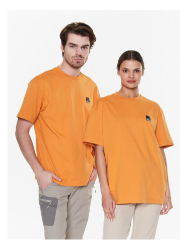 Jack Wolfskin Тениска от техническо трико Unisex Eschenheimer 1809091 Оранжев Regular Fit