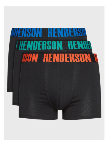 Henderson Комплект 3 чифта боксерки 40836 Черен