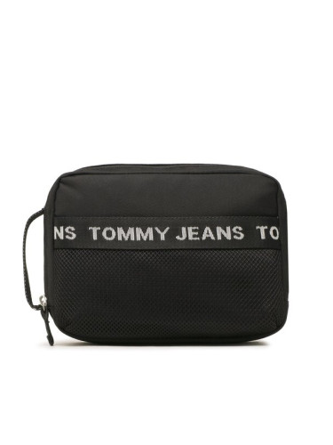 Tommy Jeans Несесер Tjm Essential Nylon Washbag AM0AM11024 Черен